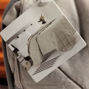 Garment Washed King 100%Cotton  Down Alternative‎ Light grey